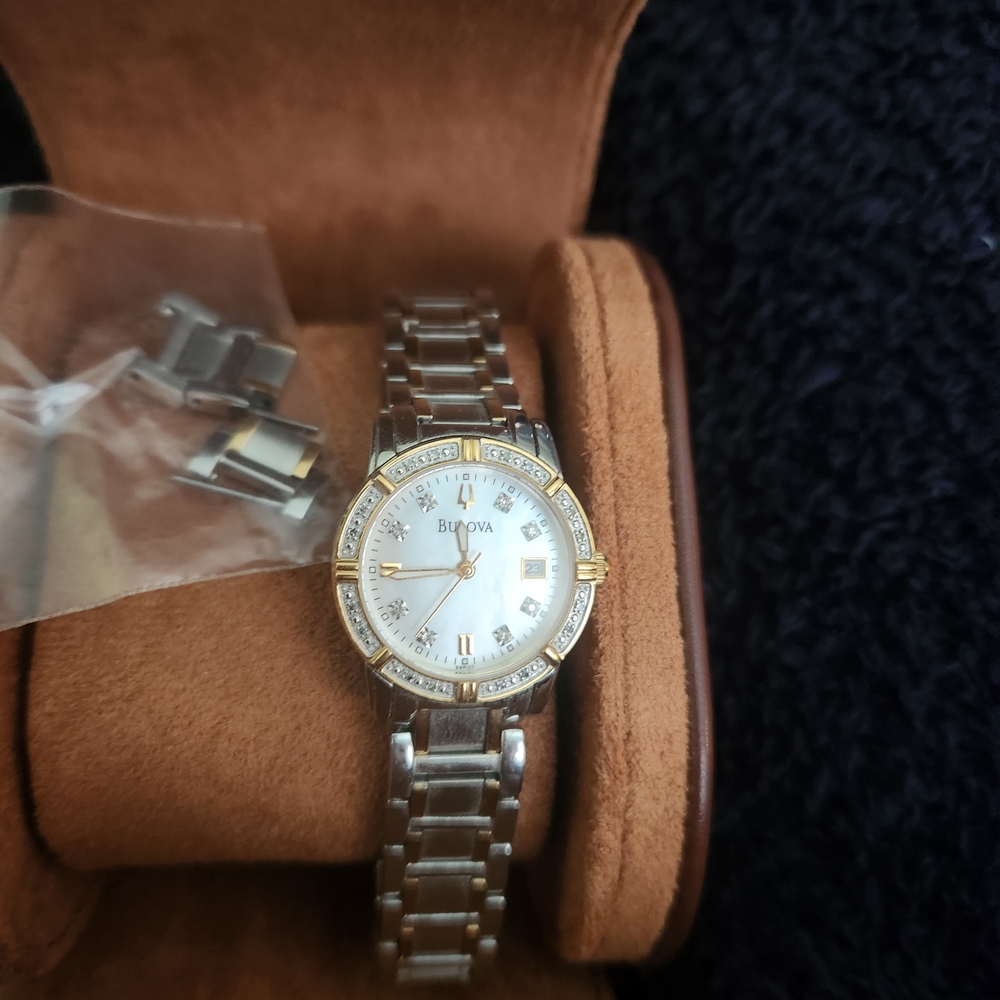 Bulova Women's Two-Tone Silver and Gold Watch